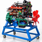 Sectioned Heavy Duty Diesel Engines